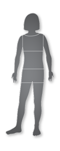 Symptom Checker silhouette of child to determine cause of condition